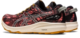 Women\'s Fuji 3 | Lite Papaya/Light Running Sage Shoes ASICS Trail | 