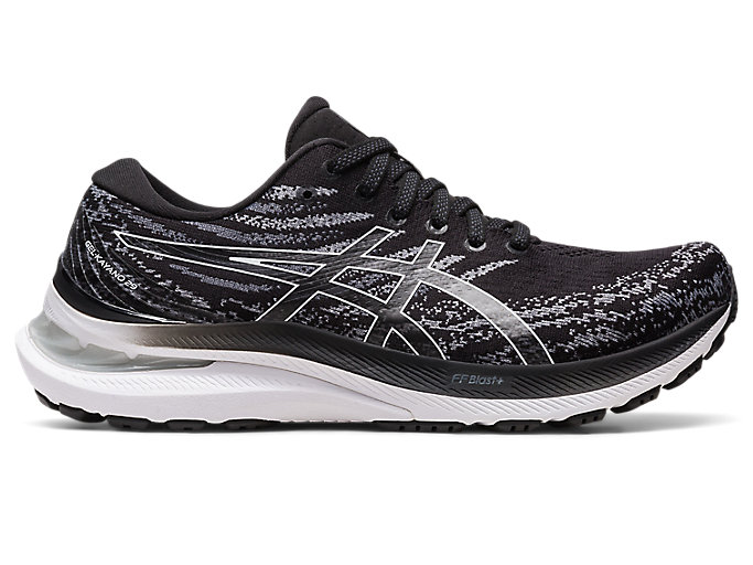Image 1 of 7 of Women's Black/White GEL-KAYANO 29 (D WIDE) Womens Running Shoes