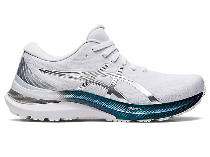 Image 1 of 7 of Women's White/Pure Silver GEL-KAYANO 29 PLATINUM Women's Running Shoes & Trainers