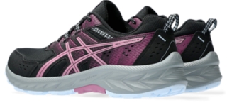 Women s GEL VENTURE 9 Black Soft Berry Running Shoes ASICS