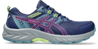 GEL VENTURE 9 Women Deep Ocean Hot Pink Damen Trail Laufschuhe ASICS Outlet DE