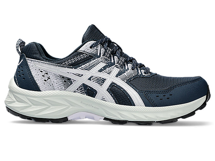 Image 1 of 7 of Women's French Blue/Pure Silver GEL-VENTURE 9 Women's Trail Running Shoes