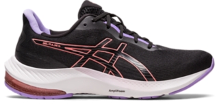 Women's GEL-PULSE 14, Black/Papaya, Running Shoes