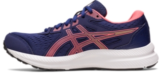 Women s GEL CONTEND 8 Indigo Blue Papaya Running Shoes ASICS