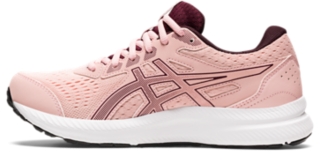 Asics Contend 8 Print Rosa Negra para Niño