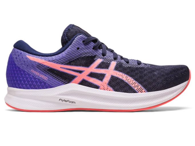 Women's HYPER SPEED 2 | Midnight/Papaya | Running Shoes | ASICS