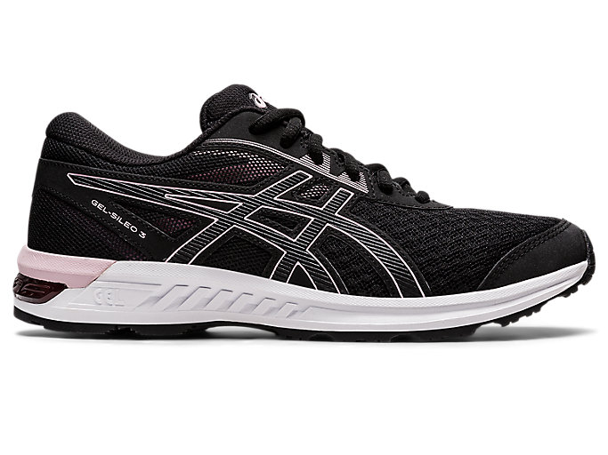 Image 1 of 7 of Women's Black/Barely Rose GEL-SILEO 3 Women's Running Shoes & Trainers