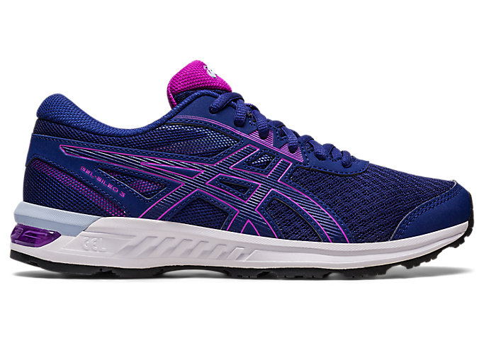 Image 1 of 7 of Women's Dive Blue/Orchid GEL-SILEO 3 Women's Running Shoes & Trainers