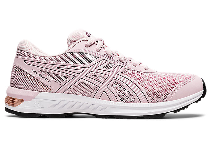 Image 1 of 7 of Women's Barely Rose/Deep Plum GEL-SILEO 3 Women's Running Shoes & Trainers