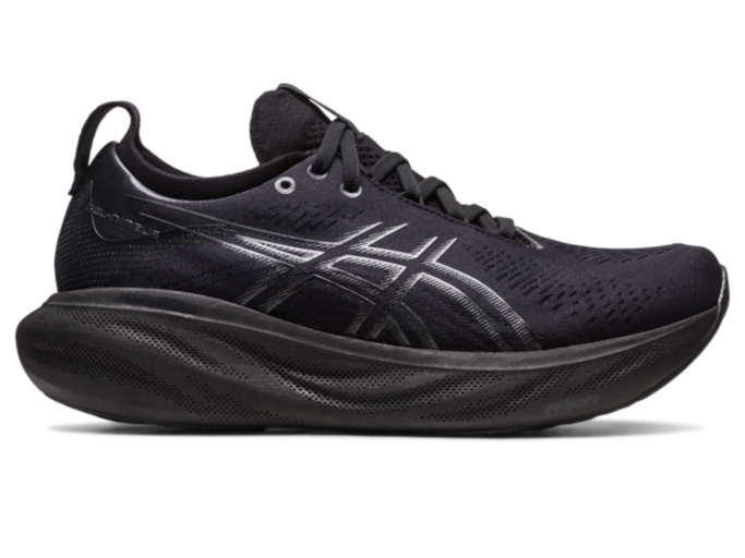 ASICS Gel Nimbus 25 13 Black Graphite Grey Women s