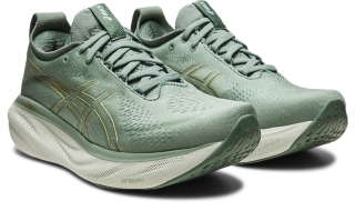 Women's GEL-NIMBUS 25, Slate Grey/Champagne, Running Shoes