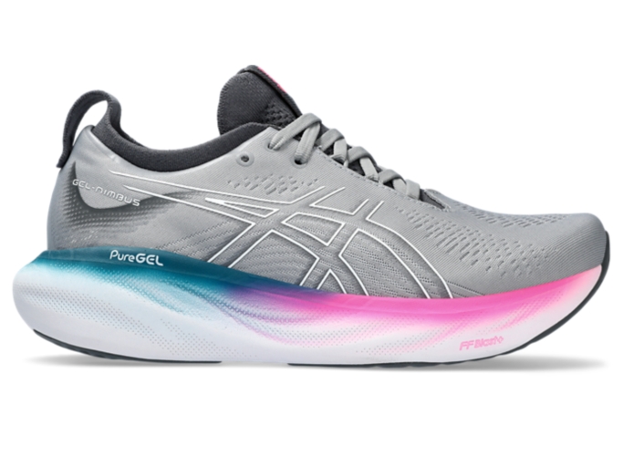 Women's GEL-NIMBUS 25 | Sheet Rock/White | Running Shoes | ASICS