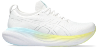 Women's GEL-NIMBUS 25 | White/Pure Silver | Running Shoes | ASICS