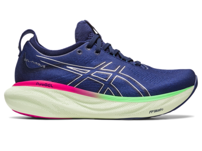 GEL NIMBUS 25 Women Indigo Blue Pure Silver Scarpe da running da donna ASICS Outlet IT