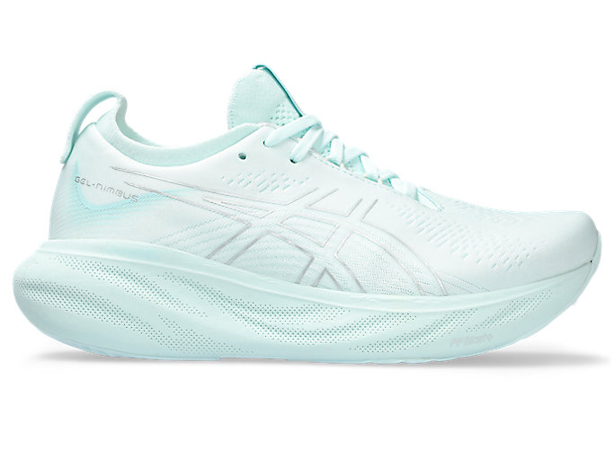 Image 1 of 7 of Women's Soothing Sea/Pure Silver GEL-NIMBUS 25 Women's Running Shoes