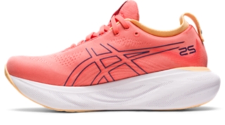 Women's GEL-NIMBUS 25 | Papaya/Dusty Purple | Running Shoes | ASICS