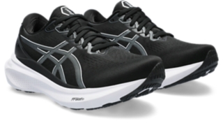 Women's GEL-KAYANO 30, Black/Sheet Rock, Running Shoes