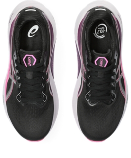 Women's GEL-KAYANO 30 WIDE, Black/Lilac Hint, Running Shoes