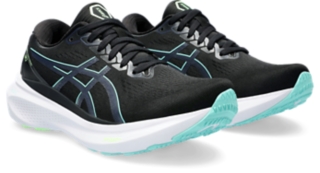 Women's GEL-KAYANO 30 | Black/Thunder Blue | Running Shoes | ASICS