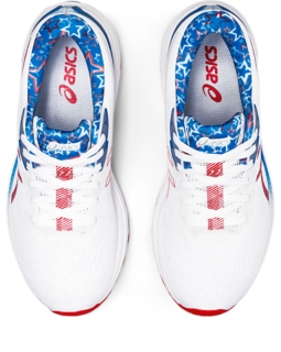 Women s GT 1000 11 White Electric Red Running Shoes ASICS