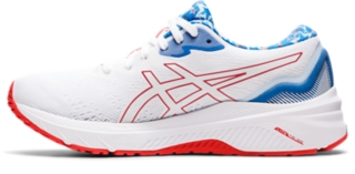 inestable Trampas Sherlock Holmes Women's GT-1000 11 | White/Electric Red | Running Shoes | ASICS