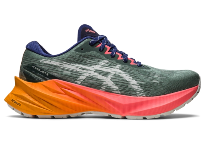 Women's NOVABLAST 3 TR | Nature Bathing/Papaya | Running Shoes | ASICS