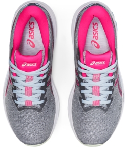 Asics pink and clearance grey