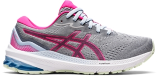 Women's GT-1000 11 | Piedmont Grey/Pink Glo | Running Shoes | ASICS