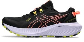 Women s GEL EXCITE TRAIL 2 Black Sun Coral Running Shoes ASICS