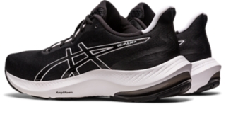 Women s GEL PULSE 14 WIDE Black White Running Shoes ASICS