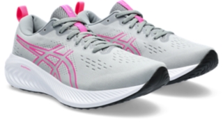 Pink and gray clearance asics