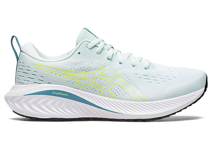Image 1 of 7 of Women's Soothing Sea/Glow Yellow GEL-EXCITE 10 Women's Running Shoes