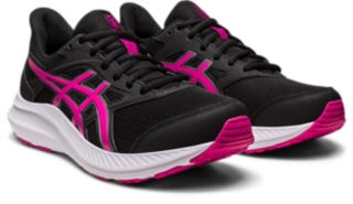 Women\'s JOLT ASICS | | 4 Black/Pink Shoes | Running Rave