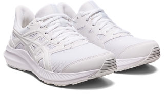 ASICS Women\'s 4 Running | | | White/White Shoes JOLT