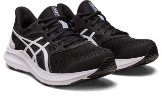 JOLT 4 WIDE | BLACK/WHITE | レディース ランニング シューズ【ASICS 