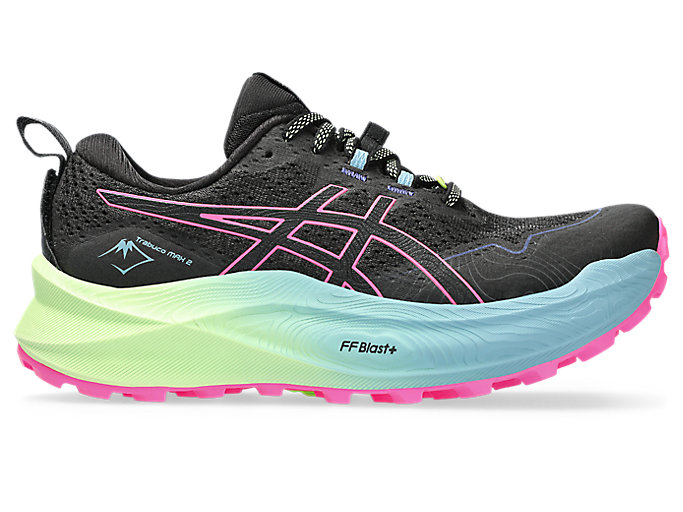 Image 1 of 7 of Women's Black/Hot Pink TRABUCO MAX 2 Women's Trail Running Shoes