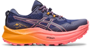 Men s TRABUCO MAX 2 Midnight Papaya Trail ASICS Outlet UK