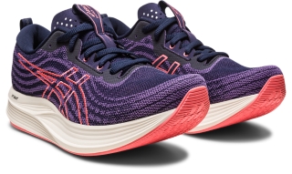 Women's EvoRide SPEED | Midnight/Papaya | Running Shoes | ASICS