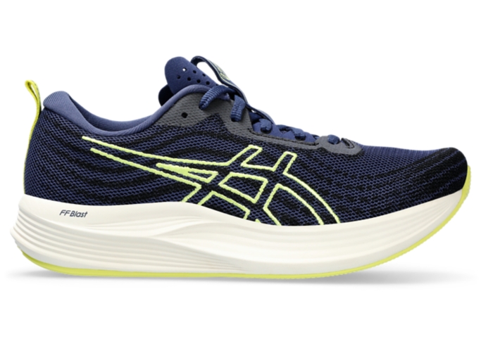 Women's EvoRide SPEED | Deep Ocean/Glow Yellow | Running Shoes | ASICS