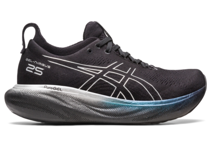 Asics gel nimbus hot sale 17 kids silver