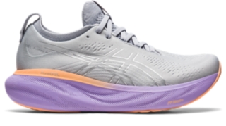 Women's GEL-NIMBUS WIDE Piedmont Grey/Pure Silver | Running Shoes | ASICS