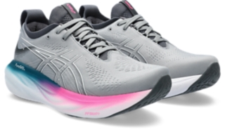 Buy ASICS Gel-Nimbus 25 Neutral Running Shoe Women Grey, Pink online