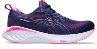 GEL CUMULUS 25 WIDE Women Deep Ocean Lilac Hint Women s Running Shoes ASICS United States