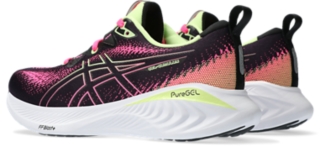 Scarpe Running da Strada Asics Cumulus 25 G-TX Donna Nero Rosa Stagione  Autunno/Inverno 2023