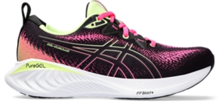 Women's GEL-CUMULUS 25 | Black/Hot Pink | Running Shoes | ASICS