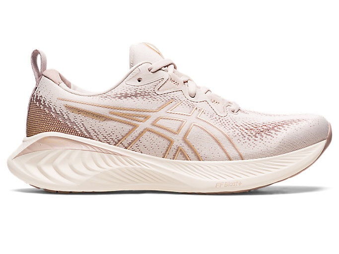 Image 1 of 7 of Women's Mineral Beige/Champagne GEL-CUMULUS 25 Women's Road Running Shoes