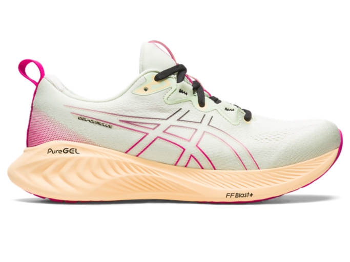 Women's GEL-CUMULUS 25 | Whisper Green/Pink Rave | Running Shoes 