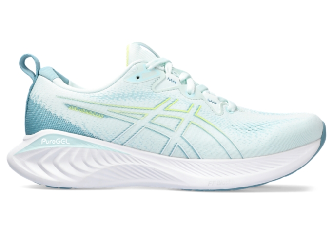 GEL CUMULUS 25 Women Soothing Sea Glow Yellow Women s Running Shoes ASICS United States