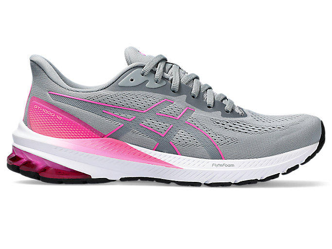 Image 1 of 7 of Women's Sheet Rock/Hot Pink GT-1000 12 Women's Running Shoes