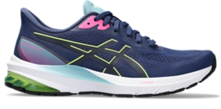 Women's GT-1000 12 | Deep Ocean/Lime Green | Running Shoes | ASICS